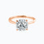 1.50 CT Round Shaped Moissanite Solitaire Engagement Ring - crownmoissanite