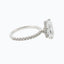 3.0 CT Pear Shaped Moissanite Hidden Halo Engagement Ring - crownmoissanite