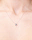0.5CT Round Moissanite Solitaire Necklace - crownmoissanite