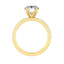 1.91 CT Oval Shaped Moissanite Solitaire Engagement Ring - crownmoissanite