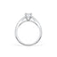 1.33 CT Oval Cut Solitaire Moissanite Engagement Ring - crownmoissanite