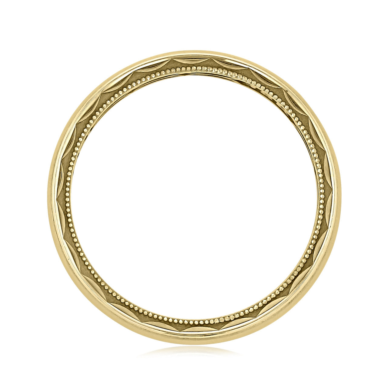 Tacori Sculpted Crescent Wedding Band for Men - crownmoissanite