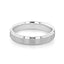 Brushed Finish Classic Men's Wedding Band - crownmoissanite