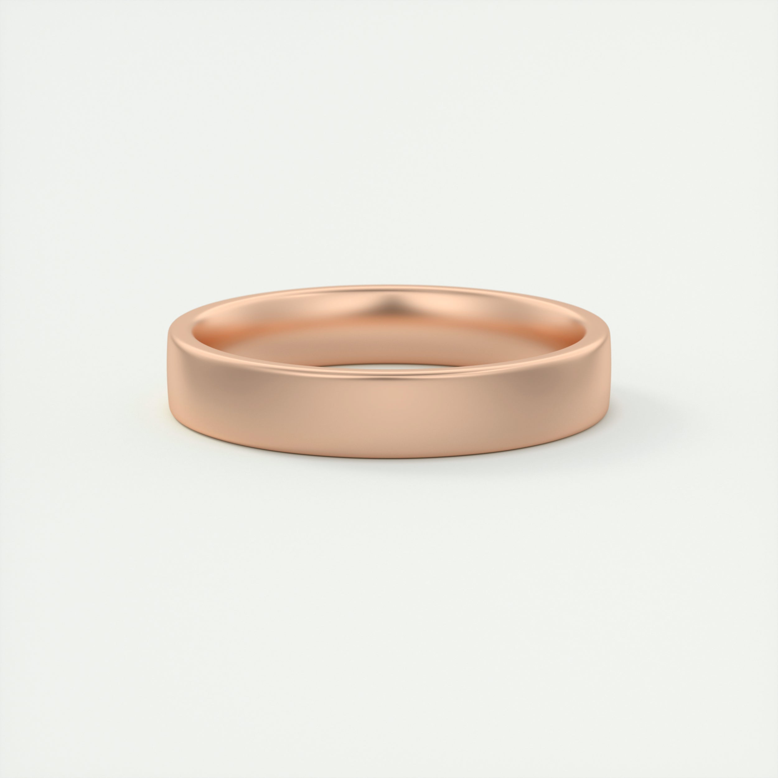 Satin-Finish Classic White Gold Men's Band - crownmoissanite