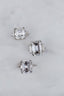 4.10 CT Asscher Three Stone Moissanite Engagement Ring - crownmoissanite