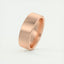 Satin-Finish Rose Gold Regular Men's Band - crownmoissanite