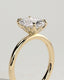 2.0 CT Elongated Cushion Cut Moissanite Solitaire Engagement Ring