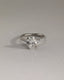 2.0 CT Oval Cut Moissanite Pave Engagement Ring