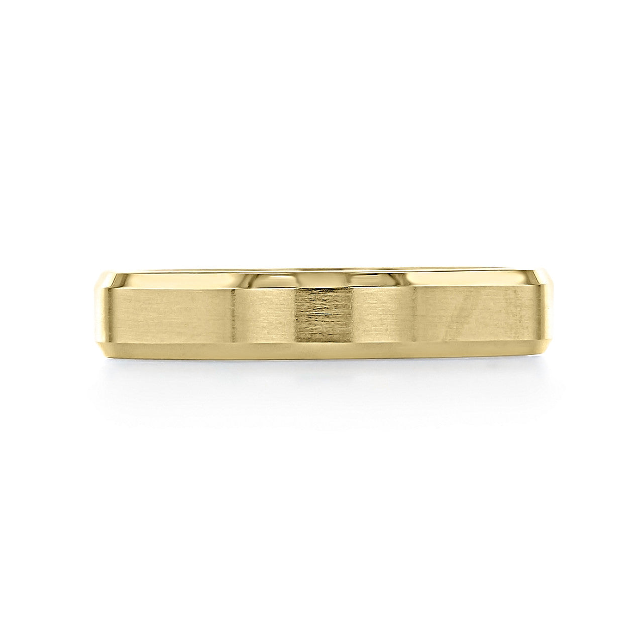 Brushed Finish Classic Men's Wedding Band - crownmoissanite
