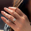 1.5 CT Cushion Hidden Halo & Pave Moissanite Engagement Ring - crownmoissanite