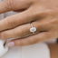 1.85 CT Oval Solitaire Moissanite Engagement Ring - crownmoissanite