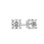 0.50 TCW-1.0 TCW Round Cut Moissanite Solitaire Stud Earrings - crownmoissanite