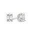 0.50 TCW-1.0 TCW Oval Cut Moissanite Solitaire Stud Earrings - crownmoissanite