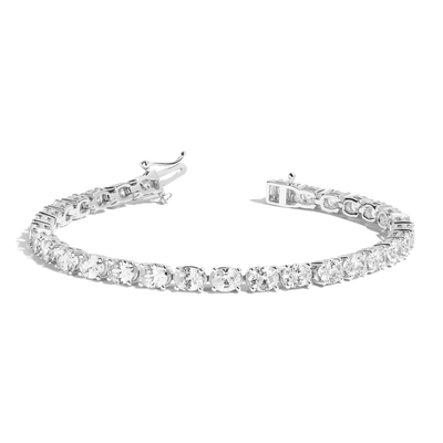 Oval Moissanite Diamond Tennis bracelets