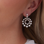 2.62 TCW Round Moissanite Diamond Drop Earrings