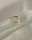 2.0 CT Oval Cut Moissanite Three Stone Setting Engagement Ring