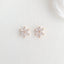 1.0 TCW Marquise Moissanite Flower Minimalist Earrings - crownmoissanite