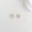 1.0 TCW Marquise Moissanite Flower Minimalist Earrings - crownmoissanite