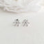 1.0 TCW Marquise Moissanite Flower Minimalist Earrings - crownmoissanite