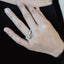 3.0 CT Cushion Shaped Moissanite Hidden Halo Engagement Ring - crownmoissanite