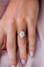 3.20 CT Pear Solitaire Moissanite Engagement Ring - crownmoissanite