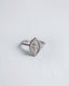 1.80 CT Marquise Double Halo Moissanite Engagement Ring - crownmoissanite