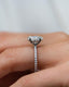 1.0 - 3.0 CT Marquise Solitaire Moissanite Engagement Ring - crownmoissanite