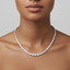 round Cut Moissanite Diamond Tennis Necklace