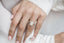 3.20 CT Elongated Cushion Solitaire Hidden Halo Moissanite Engagement Ring - crownmoissanite