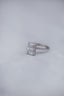 1.70 - 3.70 CT Radiant Solitaire Hidden Halo & Pave Moissanite Engagement Ring - crownmoissanite