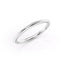 0.25 TCW Round Cut Solitaire Moissanite Wedding Band