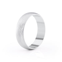 Classic Brushed Finish Wedding Band For Men - crownmoissanite