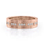 Round Shaped Stones Wedding Band For Men - crownmoissanite