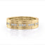 Round Shaped Stones Wedding Band For Men - crownmoissanite