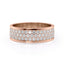 Round Shaped Stones Classic Men's Wedding Band - crownmoissanite