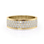 Round Shaped Stones Classic Men's Wedding Band - crownmoissanite