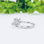 1.85 CT Round Cut Solitaire Moissanite Engagement Ring - crownmoissanite