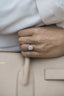 3.0 CT Round Solitaire Moissanite Engagement Ring - crownmoissanite