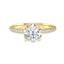 1.85 CT Round Shaped Moissanite Solitaire Engagement Ring - crownmoissanite