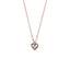 0.60 TCW Round Moissanite Diamond Heart Shaped Pendent Necklace - crownmoissanite
