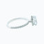 2.50 CT Oval Shaped Moissanite Hidden Halo Engagement Ring - crownmoissanite