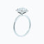 1.50 CT Cushion Shaped Moissanite Halo Engagement Ring - crownmoissanite