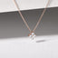 0.26 TCW Round Moissanite Diamond Leaf clover Pendent Necklace - crownmoissanite