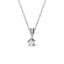 0.50 CT Round Moissanite Diamond Solitaire Pendent Necklace - crownmoissanite