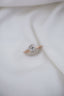1.33 CT Oval Cut Solitaire Hidden Halo Moissanite Engagement Ring - crownmoissanite
