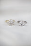 3.0 CT Round Solitaire Moissanite Engagement Ring - crownmoissanite
