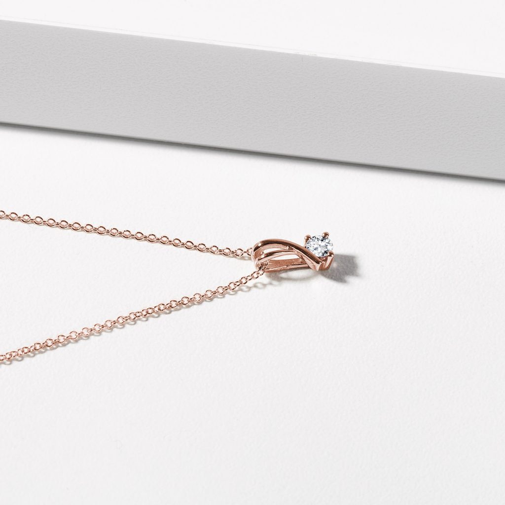 0.50 CT Round Moissanite Diamond Solitaire Pendent Necklace - crownmoissanite