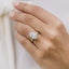 6.70 CT Elongated Oval Cut Solitaire Moissanite Engagement Ring - crownmoissanite
