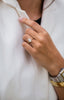 1.85 CT Oval Solitaire Moissanite Engagement Ring - crownmoissanite
