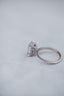 1.70 - 3.70 CT Radiant Solitaire Hidden Halo & Pave Moissanite Engagement Ring - crownmoissanite